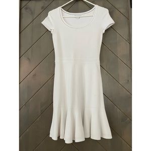 White Diane VonFurstenberg dress